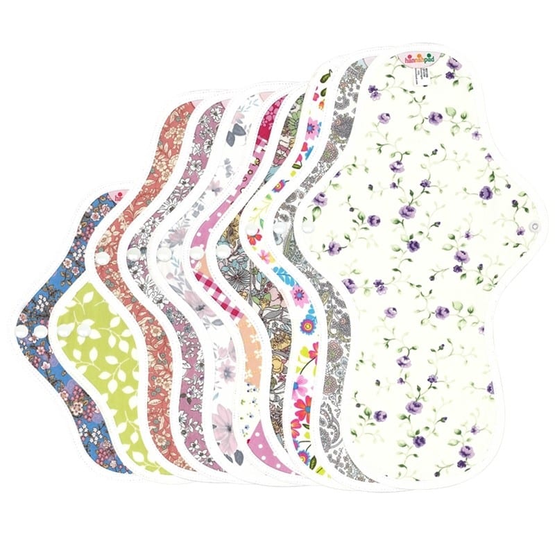 Hannahpad Washable Reuseable Eco Friendly Green Organic Cloth Pads Singapore Small Medium Overnight Five Days Covered